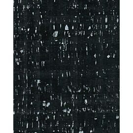 Sallie Tomato Rustic Natural Black Silver Flecked Cork Fabric- 1/2 Yard Cut