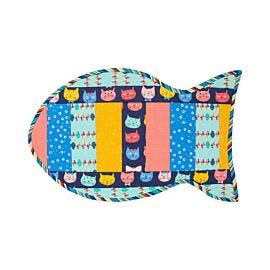 Pet Placemat Quilt-As-You-Go Kit - Cat Fish