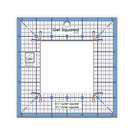 Get Squared Ruler; 6-1/2" Outer 3-1/2" Inner