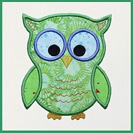GO! Cute Owl Embroidery Designs by Marjorie Busby