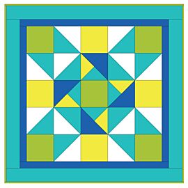 GO!® One BIG Block Wall Hanging Quilt Pattern (PQ10217i)