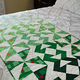 GO! Spring Rain Bed Runner Pattern (PQ11037)