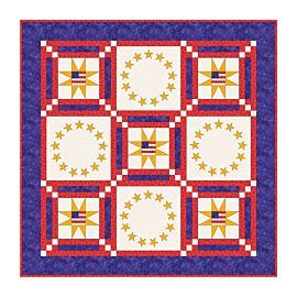 GO! Colonial Stars Quilt Pattern