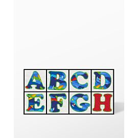 Alphabet #1 Embroidery by V-Stitch Designs