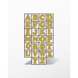 Alphabet #4 Embroidery by V-Stitch Designs
