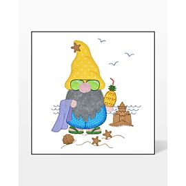 GO! Beach Bum Gnome Embroidery by V-Stitch Designs
