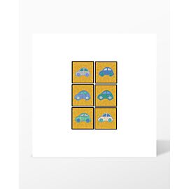 GO! Cute Car Embroidery Design by V-Stitch Designs