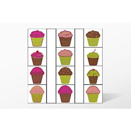 Cupcake Embroidery by V-Stitch Designs