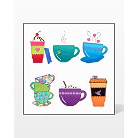 GO! Coffee and Tea Medley 2 Embroidery by V-Stitch Designs