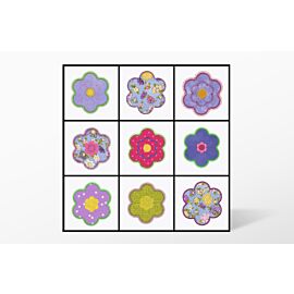 GO! Flower 55446 Set Embroidery Designs by V-Stitch Designs