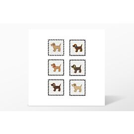 GO! Gingham Dog Embroidery Design by V-Stitch Designs