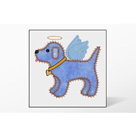 GO! Gingham Dog Single #5 Embroidery Designs by V-Stitch Designs