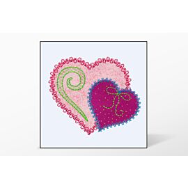 GO! Heart Single #5 Embroidery Designs by V-Stitch Designs