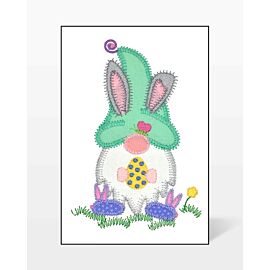 GO! Little Bunny Slipper Gnome Embroidery by V-Stitch Designs