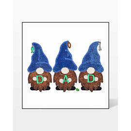 GO! Love Dad Gnomes Embroidery by V-Stitch Designs