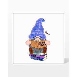 GO! Reading Gnome Embroidery by V-Stitch Designs