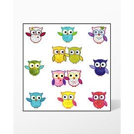 GO! Owls 2 Embroidery by V-Stitch Designs (VQ-OWLS2)
