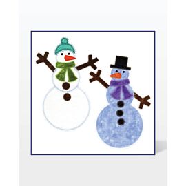 GO! Snow People 1 Embroidery by V-Stitch Designs