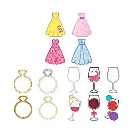 GO! Wedding Medley Set Embroidery by V-Stitch Designs