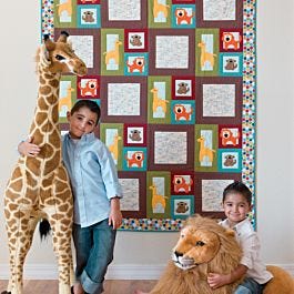 GO! Zoo Blocks FREE  Quilt Pattern