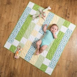 GO! X Marks the Spot FREE Baby Quilt Pattern