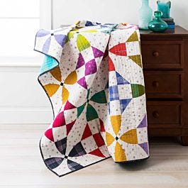 GO! Qube 8 Happy Village Free Quilt Pattern