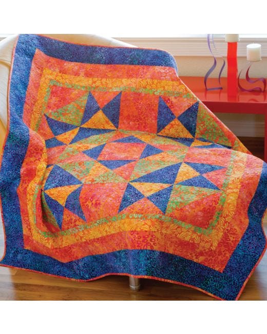 GO! Big & GO! Fast Star Quilt Pattern- Free (PQ10216i)