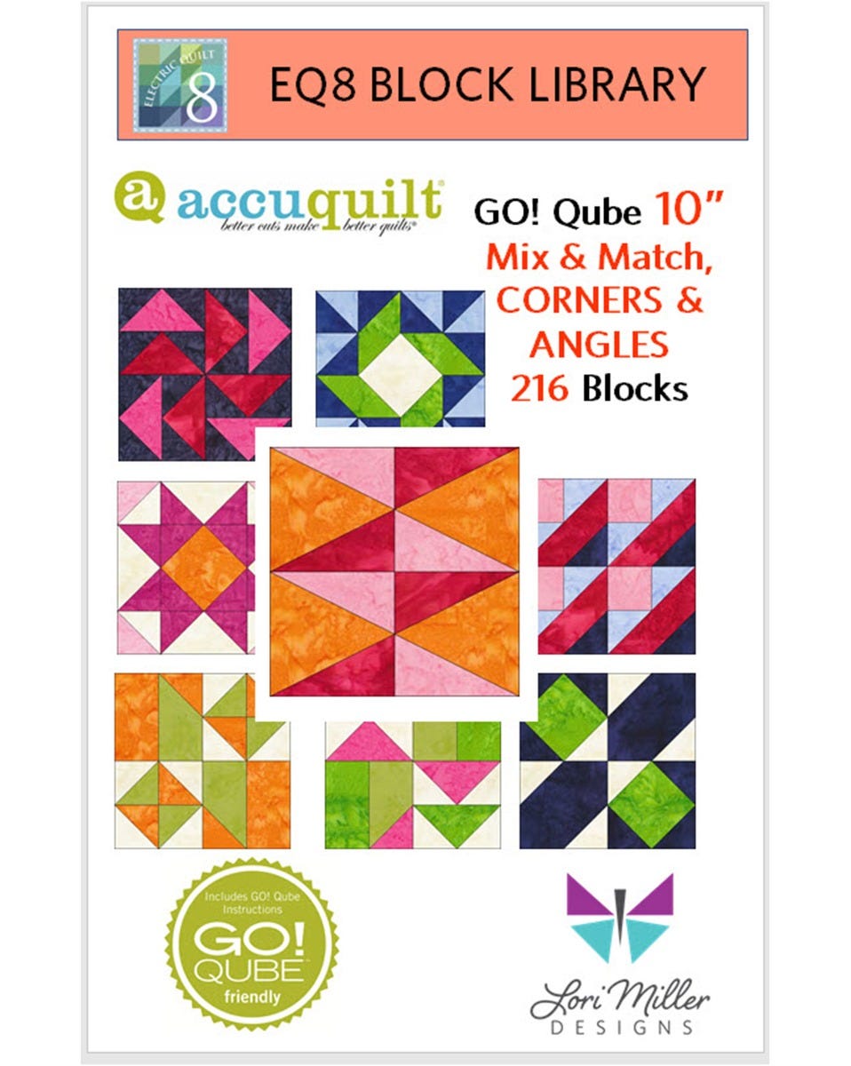 AccuQuilt EQ8 Block Library-AccuQuilt 10