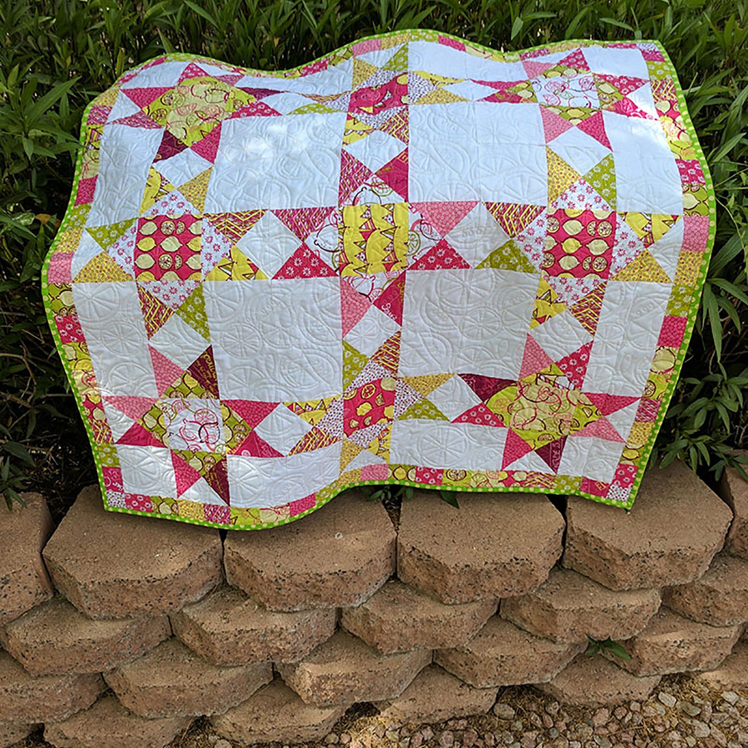 AccuQuilt GO! Making Lemonade Throw Quilt Pattern
