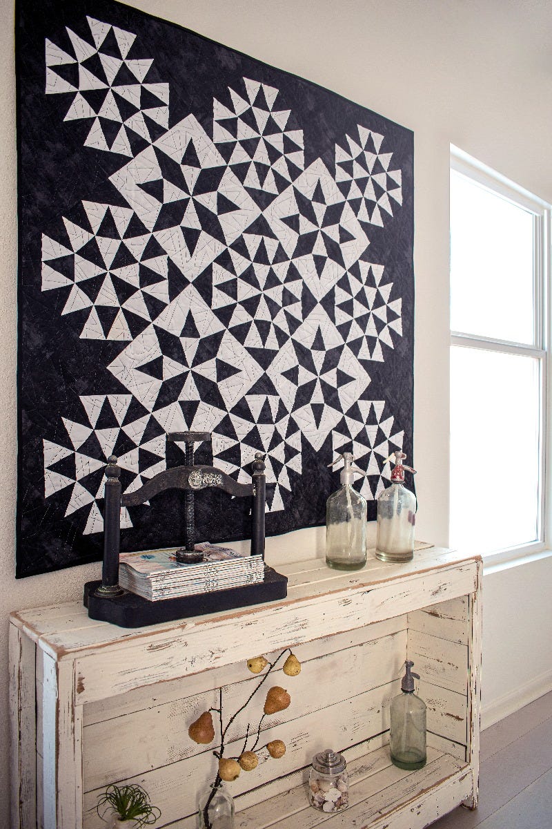 FREE AccuQuilt GO! Morning Star Contemporary Quilt Pattern