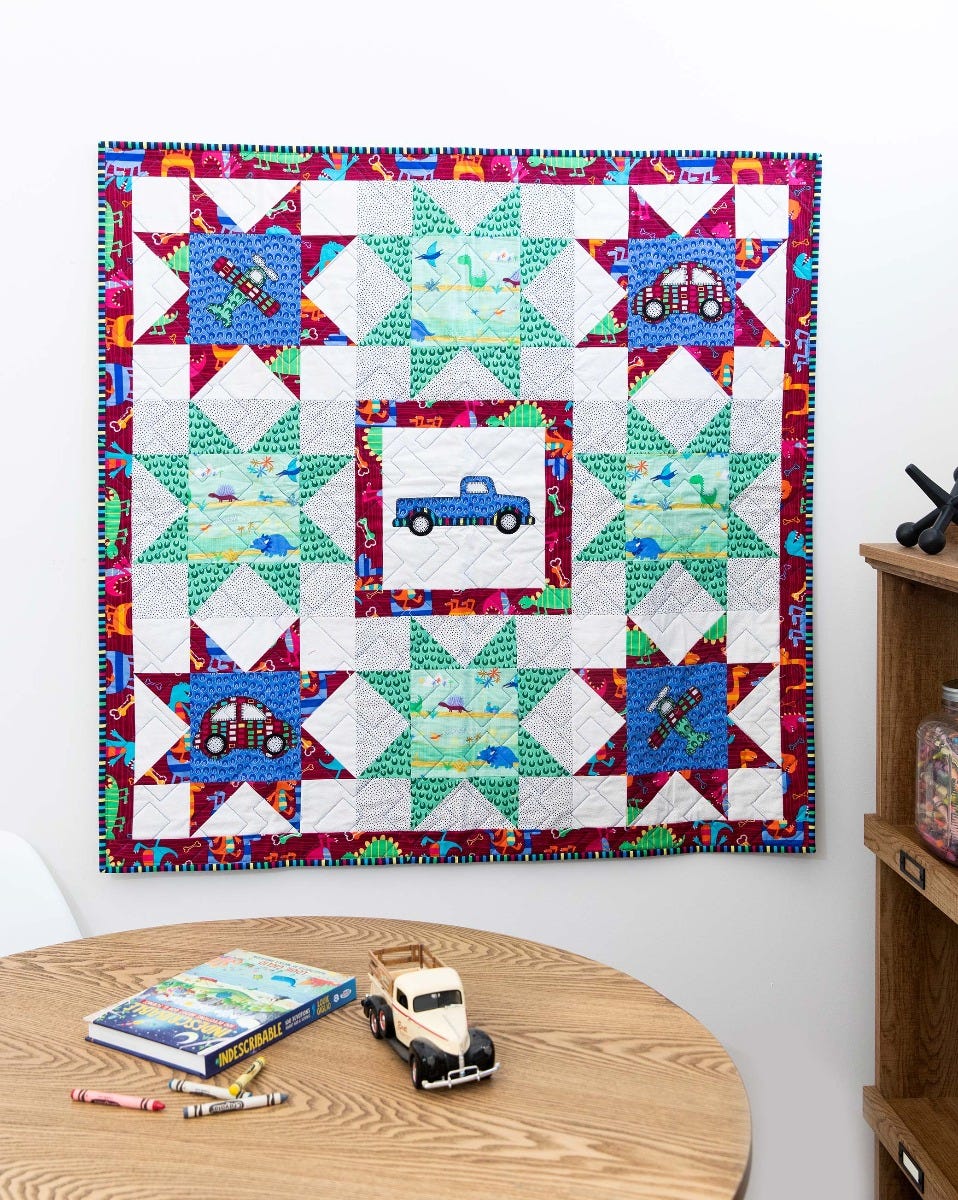 AccuQuilt GO! Traveling Baby Throw Quilt Pattern