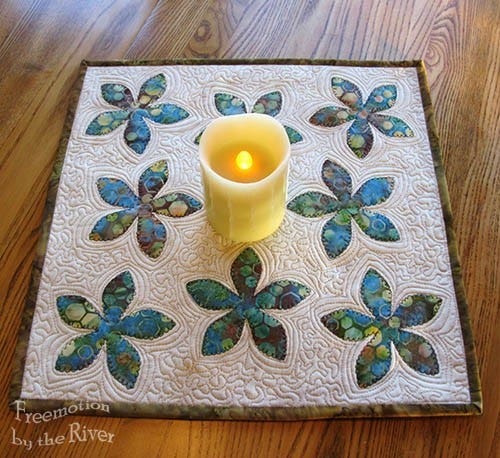 Fun Flower Candle Mat