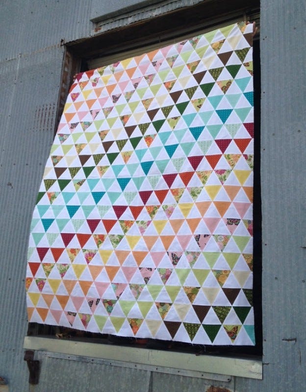 GO! Fluttering Triangles Quilt