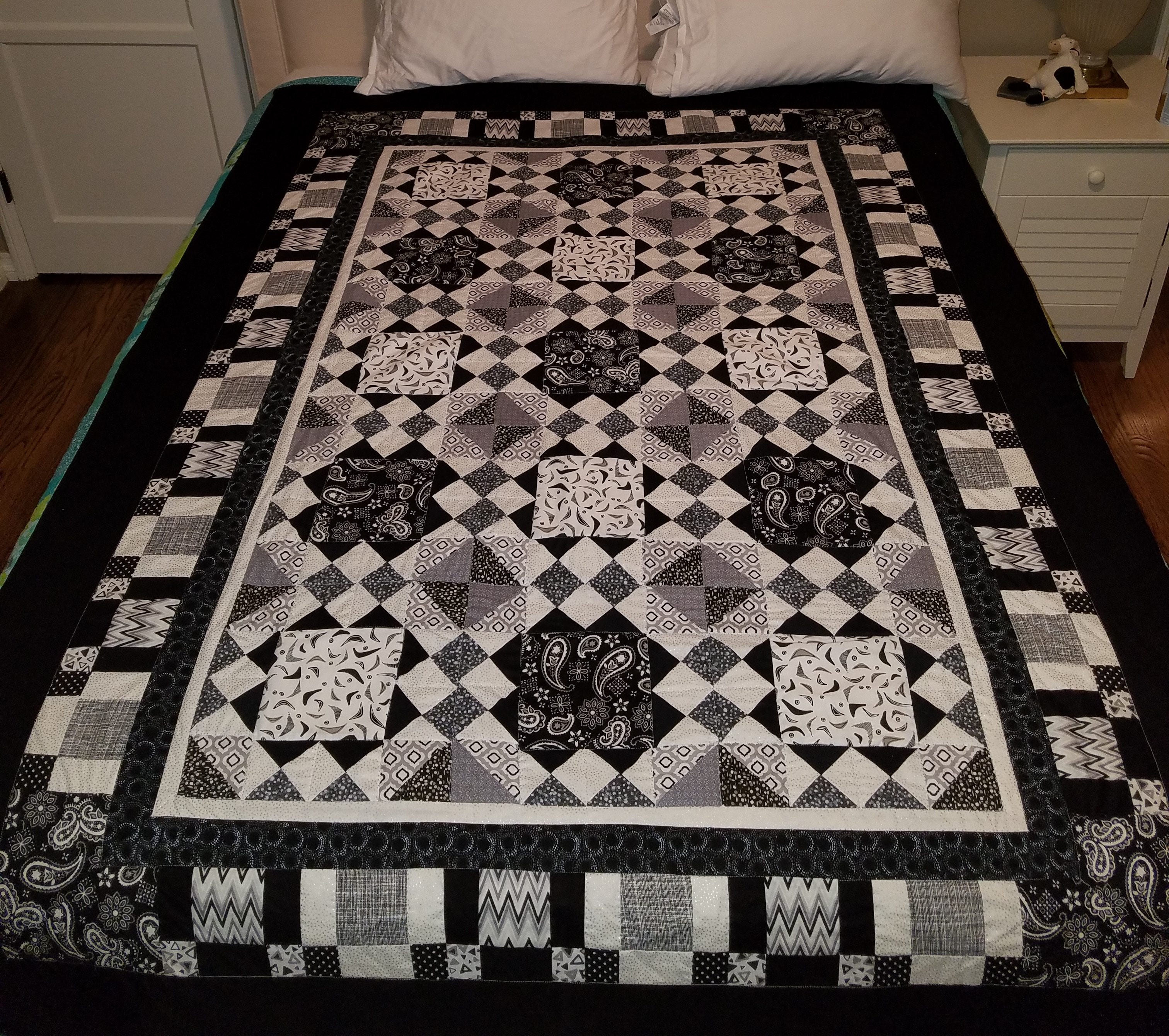 Black and White Quilt