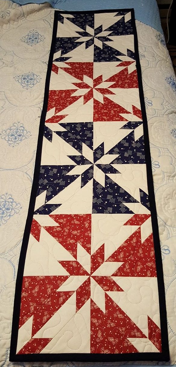 Hunter Star table runner