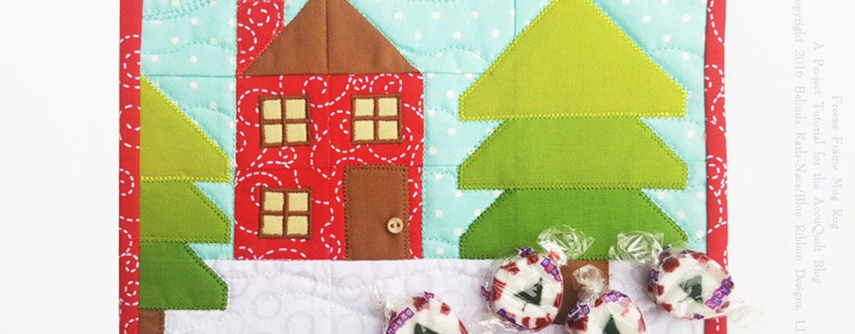 Freeze Frame Mug Rug - A Quilting Tutorial