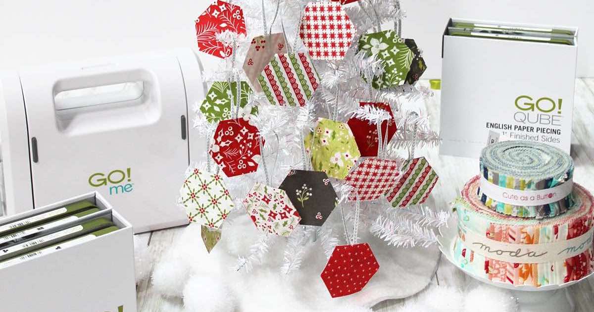 Fast & Easy No-Sew Homemade Hexi Ornaments