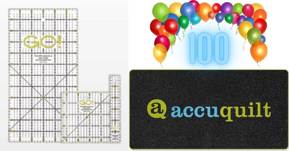 Celebrating Three New Quilting Accessories and 100 Live Events