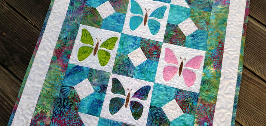 The Next Big Thing: AccuQuilt Butterfly Corners Baby Quilt Tutorial