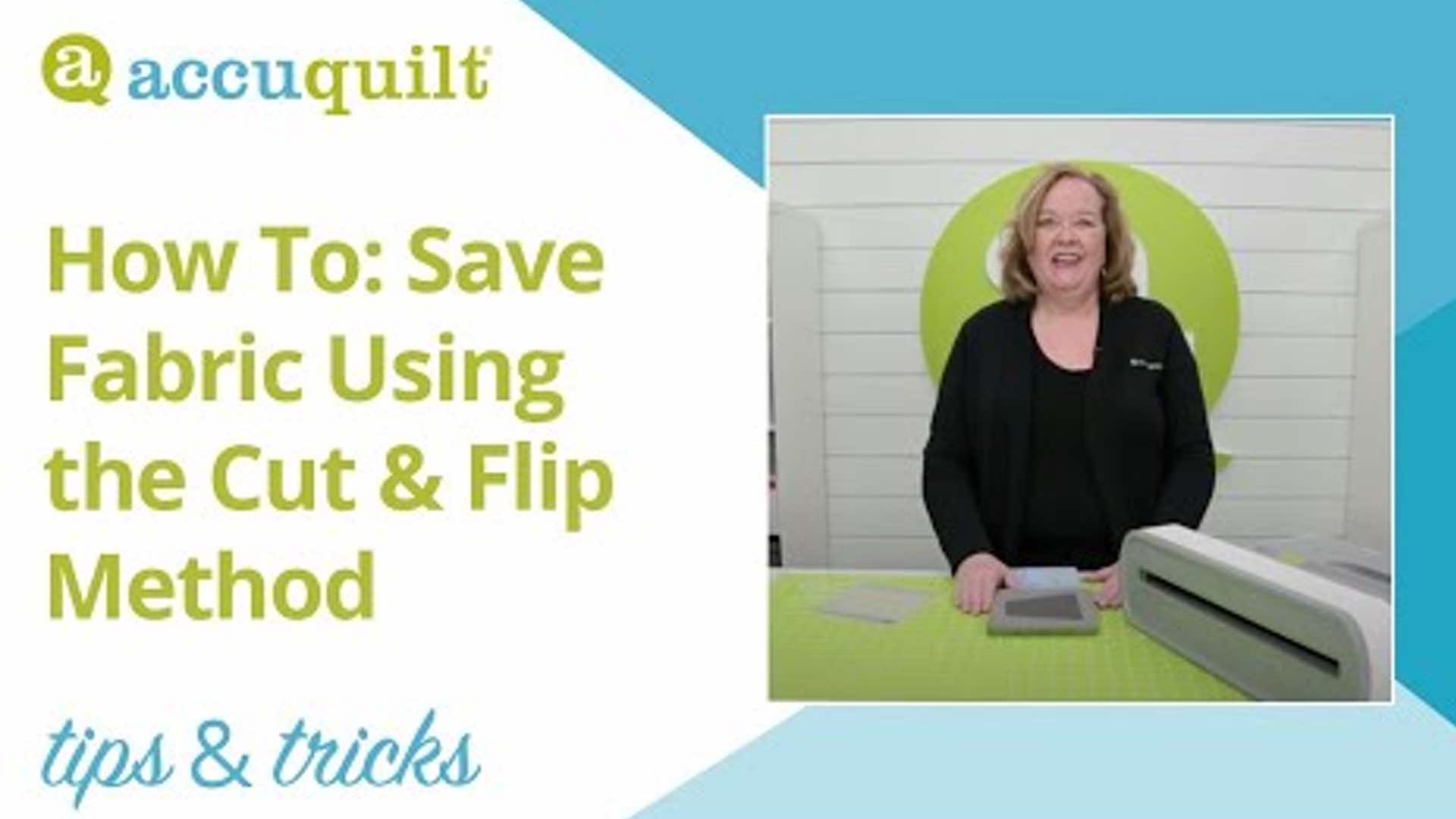 How To Save Fabric Using the Cut & Flip Method