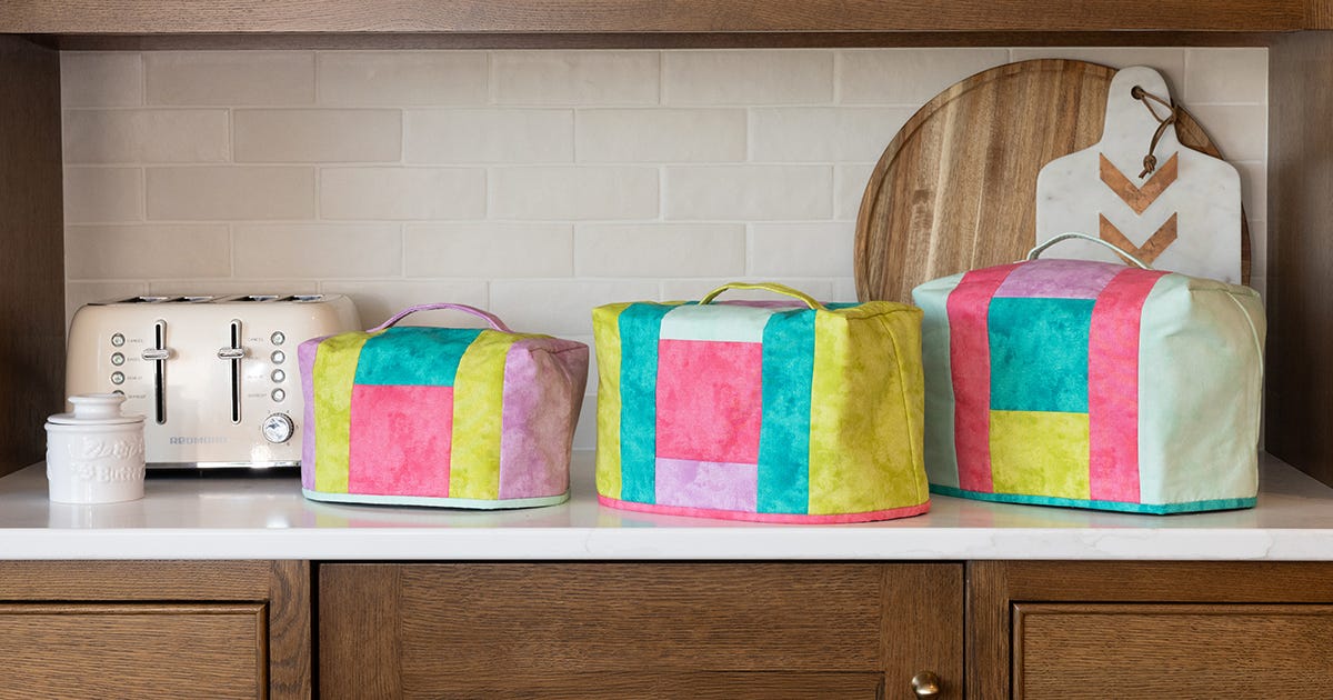 Your New Favorite Kitchen Project: Quilt-As-You-Go Toaster Cover