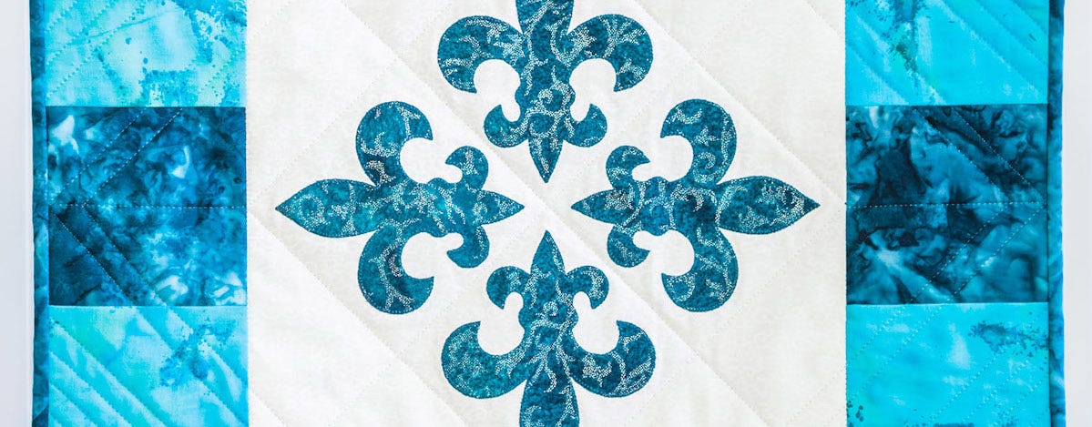 Fleur de Lis: A Mardi Gras Signature "Throw"