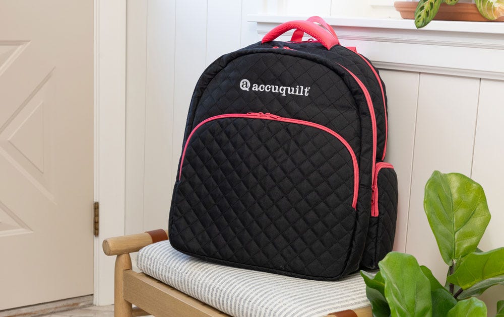Introducing the AccuQuilt GO! Fabric Cutter Backpack