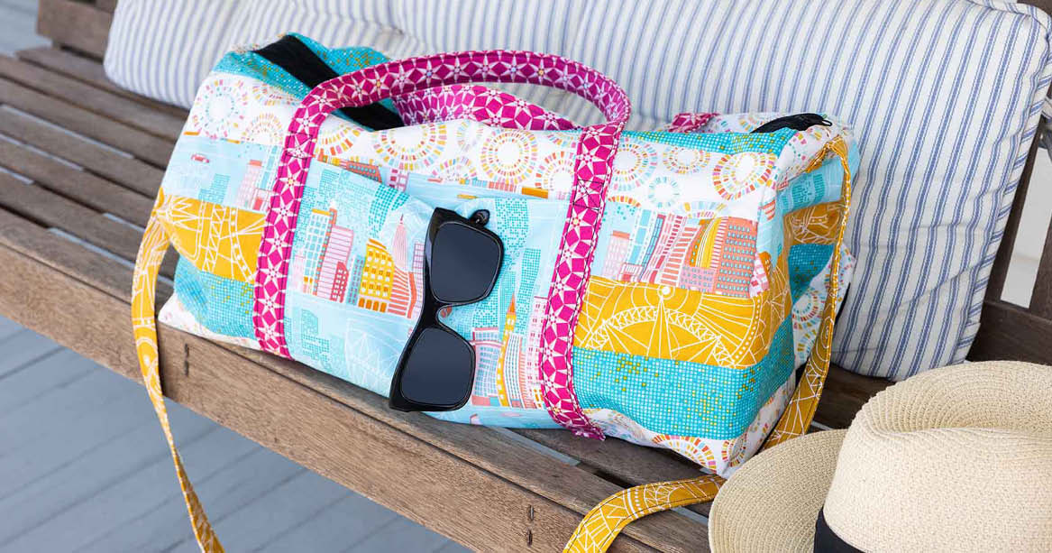Introducing June Tailor Weekender Bag Quilt-As-You-Go Kit with Zippity-Do-Done Zipper