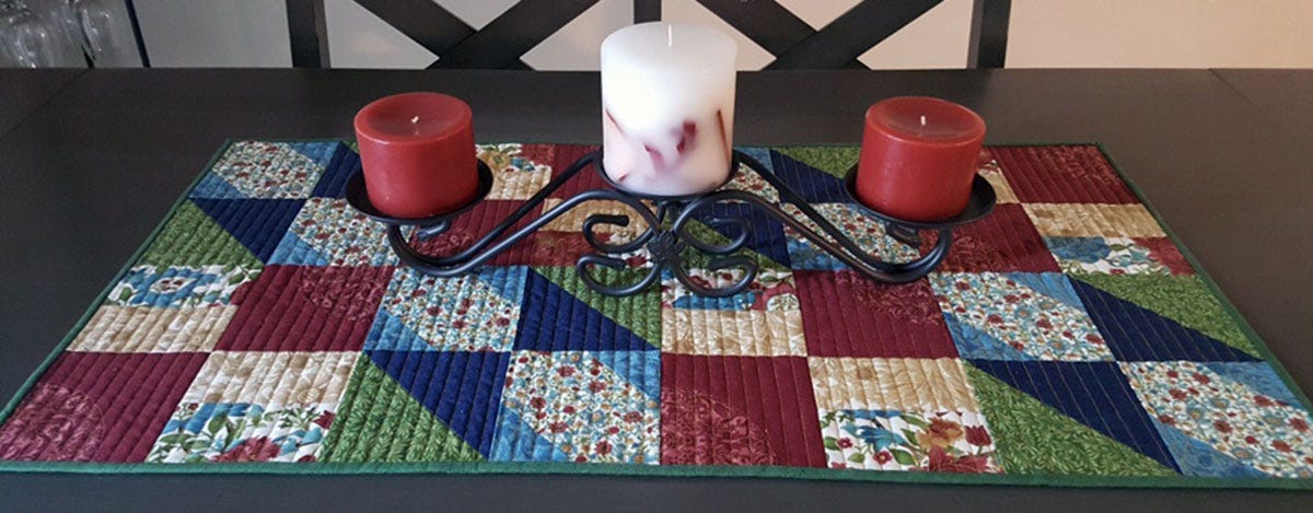 Jewels and Vines Table Runner – A Quilting Tutorial