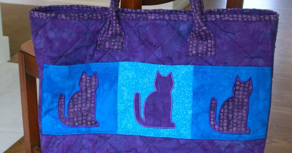 Kitty Cat Carryall: Using AccuQuilt’s New 2 3/4 Strip Die