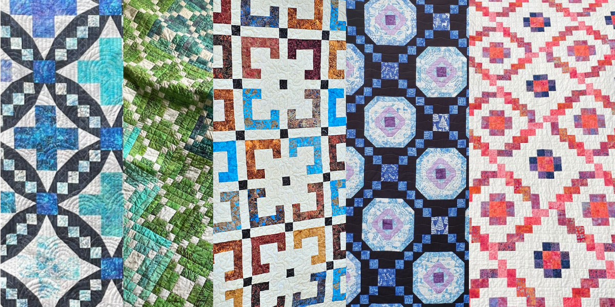 22 GO! Irish Chain Quilts Made by Island Batik Ambassadors