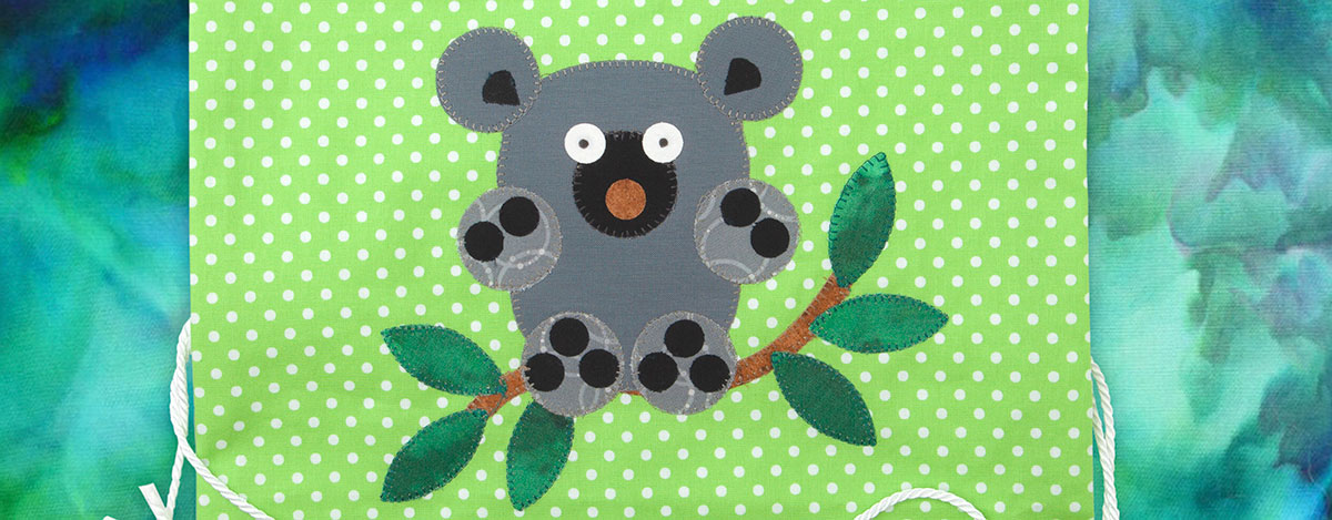 Make a Koala Cinch Bag with the GO! Me