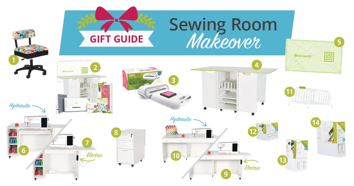 Holiday Gift Guide: A Sewing Room Makeover