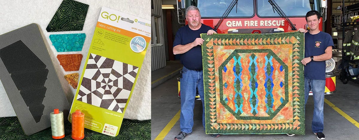 A Spider Web Block Quilt You Will Love All Year Round